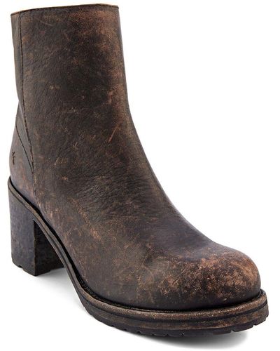 Frye Karen Leather Boot - Black