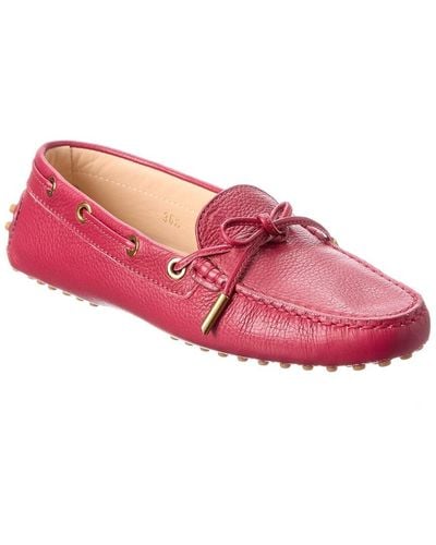 Tod's Gommino Leather Loafer - Pink