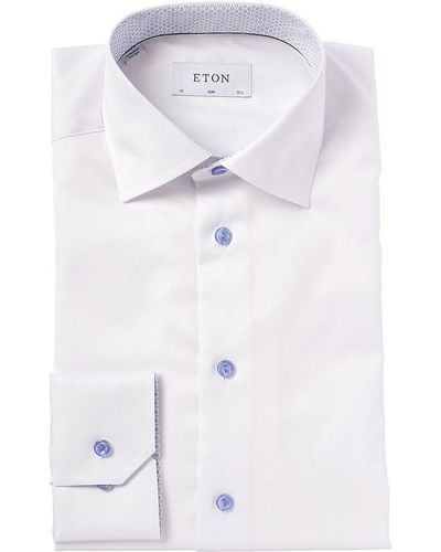 Eton Slim Fit Dress Shirt - White