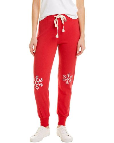 Wildfox Comet Loves Cupid Jogger Pant - Red