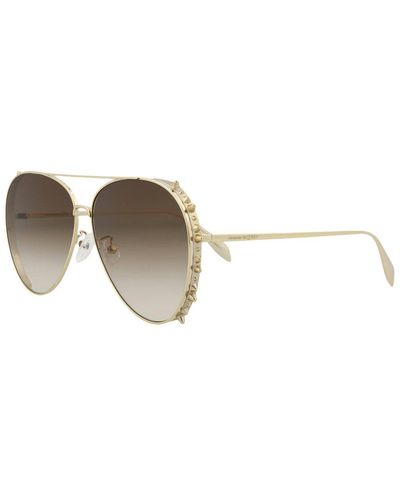 McQ 63mm Sunglasses - White