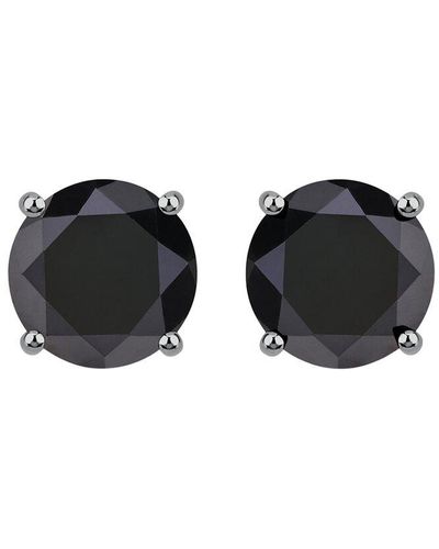 Diana M. Jewels Fine Jewelry 14k 3.48 Ct. Tw. Diamond Studs - Black