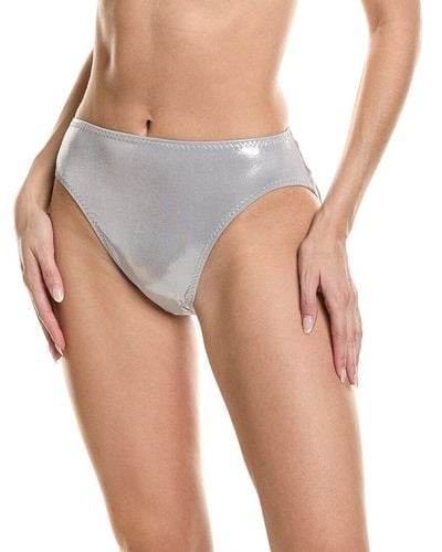 Norma Kamali Underwire Bikini Bottom - Gray