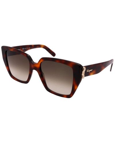 Ferragamo Sf968s 55mm Sunglasses - Brown