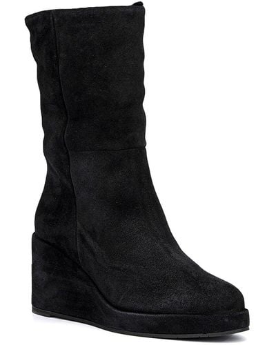 Aquatalia Imperia Weatherproof Suede Boot - Black