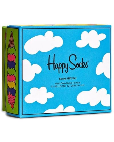 Happy Socks 2pk Sunny Day Socks Gift Set - Blue