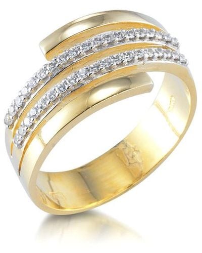 I. REISS Spiral 14k 0.25 Ct. Tw. Diamond Ring - Metallic