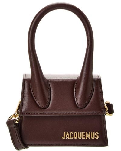 Jacquemus Le Chiquito Mini Leather Clutch - Brown