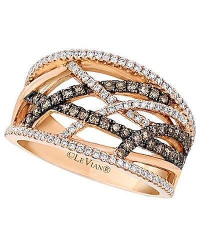 Le Vian Le Vian 14k Rose Gold 0.79 Ct. Tw. Diamond Ring - White