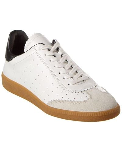 Isabel Marant Bryce Leather Sneaker - White