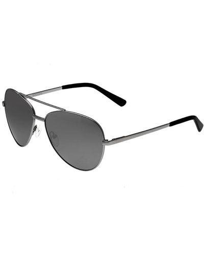 Bertha Bianca 50mm Polarized Sunglasses - Metallic