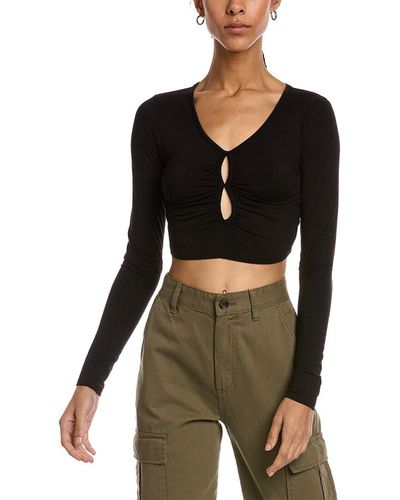 Project Social T Throwback Top - Black