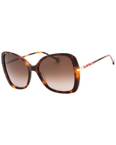 Carolina Herrera Ch 0025/s 58mm Sunglasses - Brown