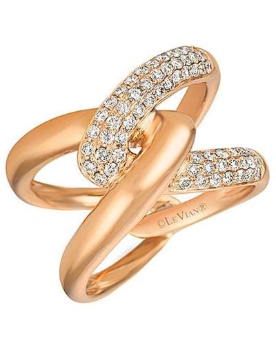 Le Vian Le Vian 14k Rose Gold 0.71 Ct. Tw. Diamond Ring - White