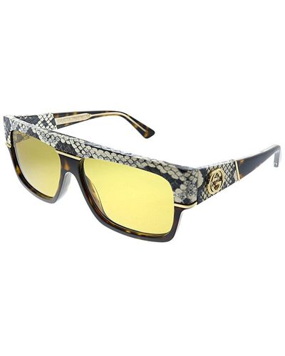 Gucci Fashion 60mm Sunglasses - Yellow