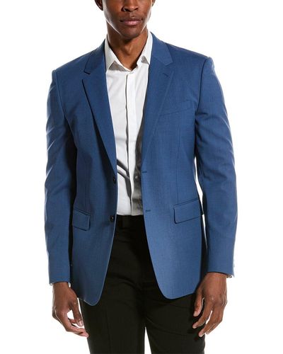 Theory Chambers New Tailor Wool-blend Jacket - Blue