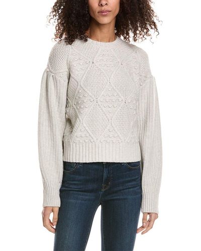Splendid Leonie Bobble Wool-blend Sweater - Gray