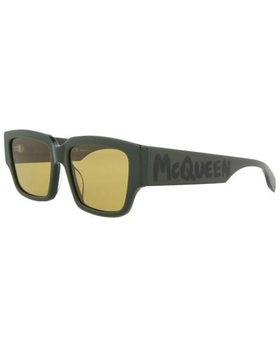 Alexander McQueen Am0329s 56mm Sunglasses - Green