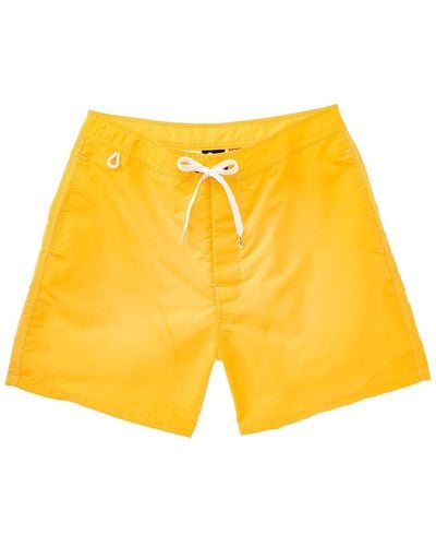 Sundek Bs/rb Contour Waist Swim Trunk - Yellow