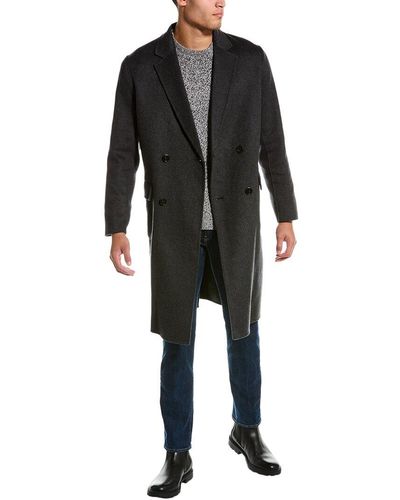 Theory Suffolk Wool & Cashmere-blend Coat - Black