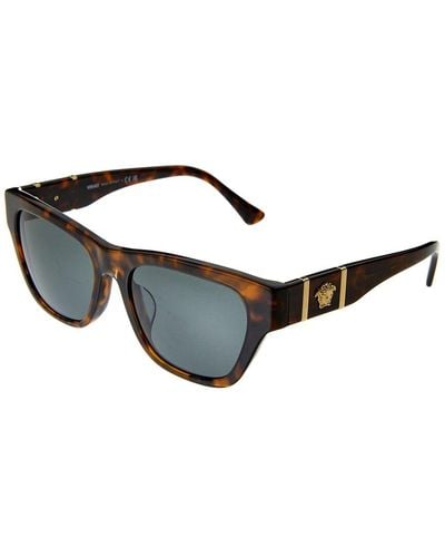 Versace Unisex Ve4457f 55mm Sunglasses - Black