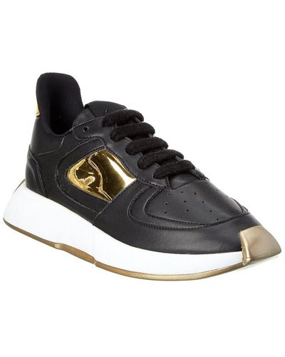 Giuseppe Zanotti Omnia Leather Sneaker - Black