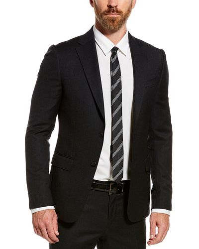 Zegna Z 2pc Wool Suit - Black