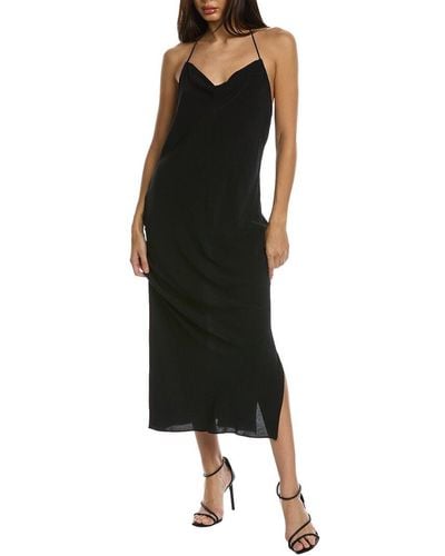 Ba&sh One-shoulder Slip Dress - Black