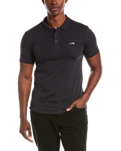 Armani Exchange Polo Shirt - Black