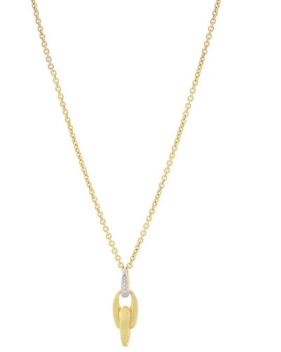 Marco Bicego Lucia Gold 0.20 Ct. Tw. Diamond Link Long Pendant Necklace - Metallic