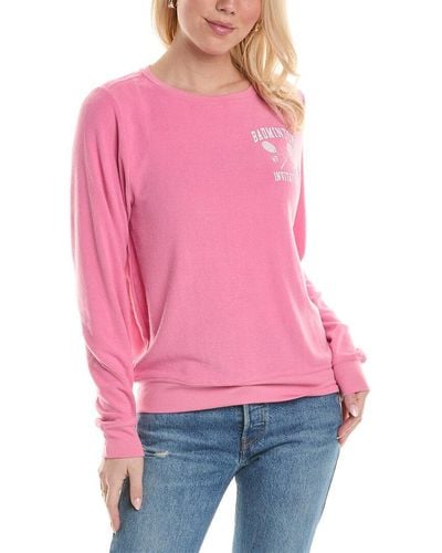 Wildfox Baggy Beach Sweater - Pink