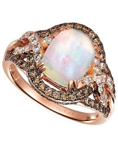 Le Vian 14k Strawberry Gold 2.31 Ct. Tw. Diamond & Opal Ring - White