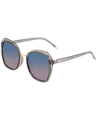 Bertha Jade 53x58mm Polarized Sunglasses - Blue