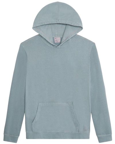 Onia Garment Dye French Terry Pullover Hoodie - Blue