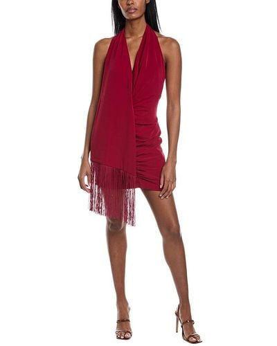 Halston Pamela Mini Dress - Red