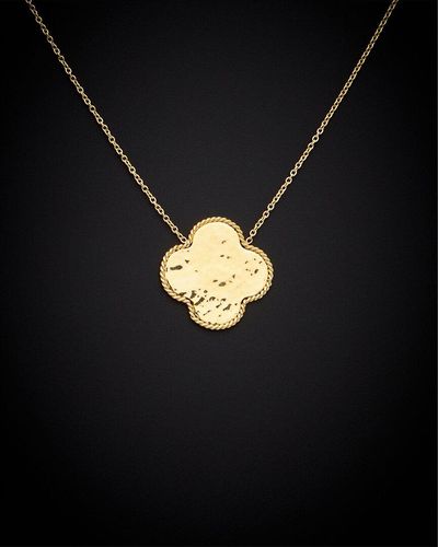 Italian Gold 14k Necklace - Black
