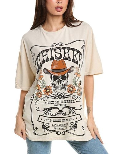 Project Social T Whiskey 100 Oversized T-shirt - Natural