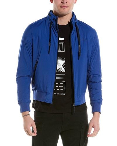 Armani Exchange Blouson Jacket - Blue