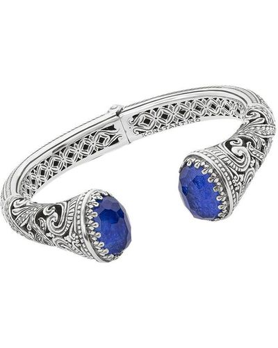 Konstantino Silver Lapis Bracelet - Blue