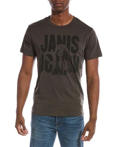 Chaser Brand Janis Joplin Icon T-shirt - Black