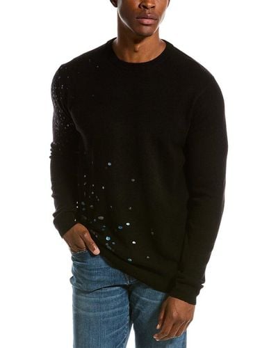 SCOTT & SCOTT LONDON Foil Wool & Cashmere-blend Sweater - Black