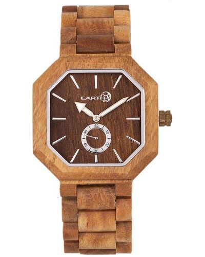 Earth Wood Unisex Acadia Watch - Brown