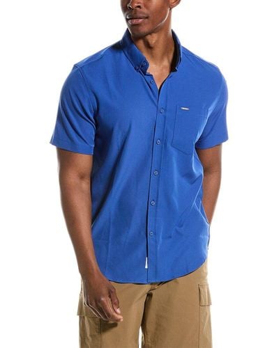 Vintage Summer Stretch Shirt - Blue
