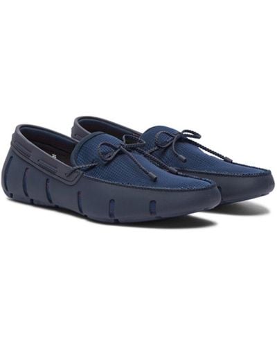 Swims Braided Lace Loafer - Blue