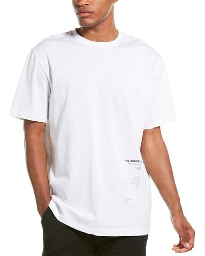 Karl Lagerfeld Impact Recycle T-shirt - White