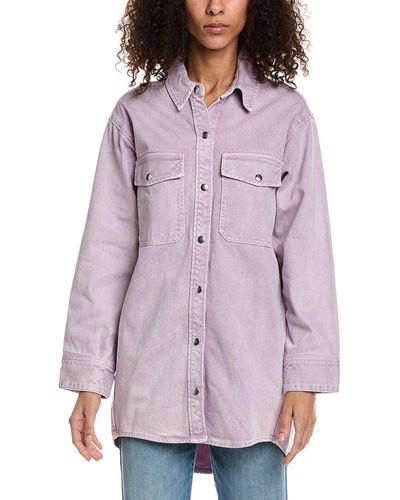 The Kooples Denim Shirtdress - Purple