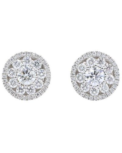 Diana M. Jewels Fine Jewelry 18k 1.20 Ct. Tw. Diamond Earrings - Gray