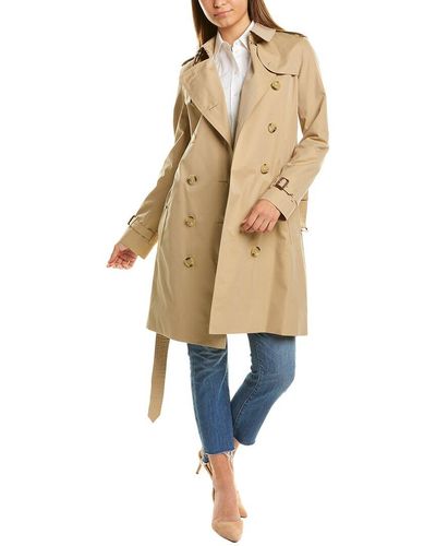 Burberry Chelsea Heritage Trench Coat - Natural