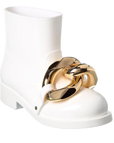 JW Anderson Chain Rubber Boot - White
