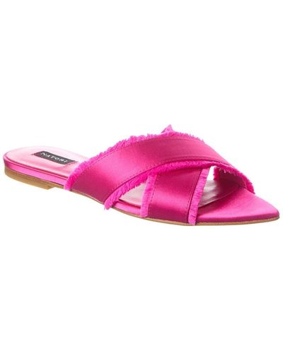 Natori Wayu Satin Sandal - Pink